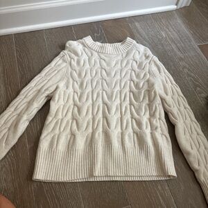 a new day Ivory Cable Knit Sweater